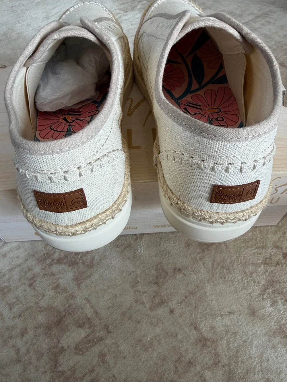Blowfish No Chill Slip-On Canvas Espadrille Sneakers - Cream